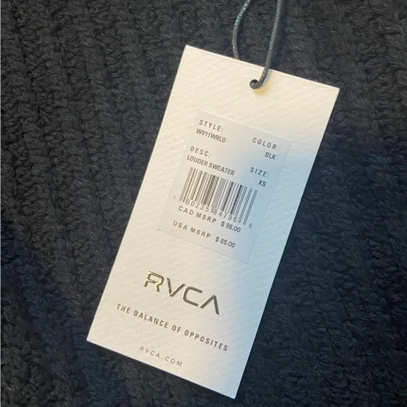 NWT Rvca sweater - Picture 3 of 4